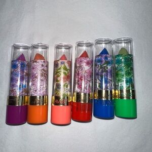 Colorful Floral Mood Lip Balm Set